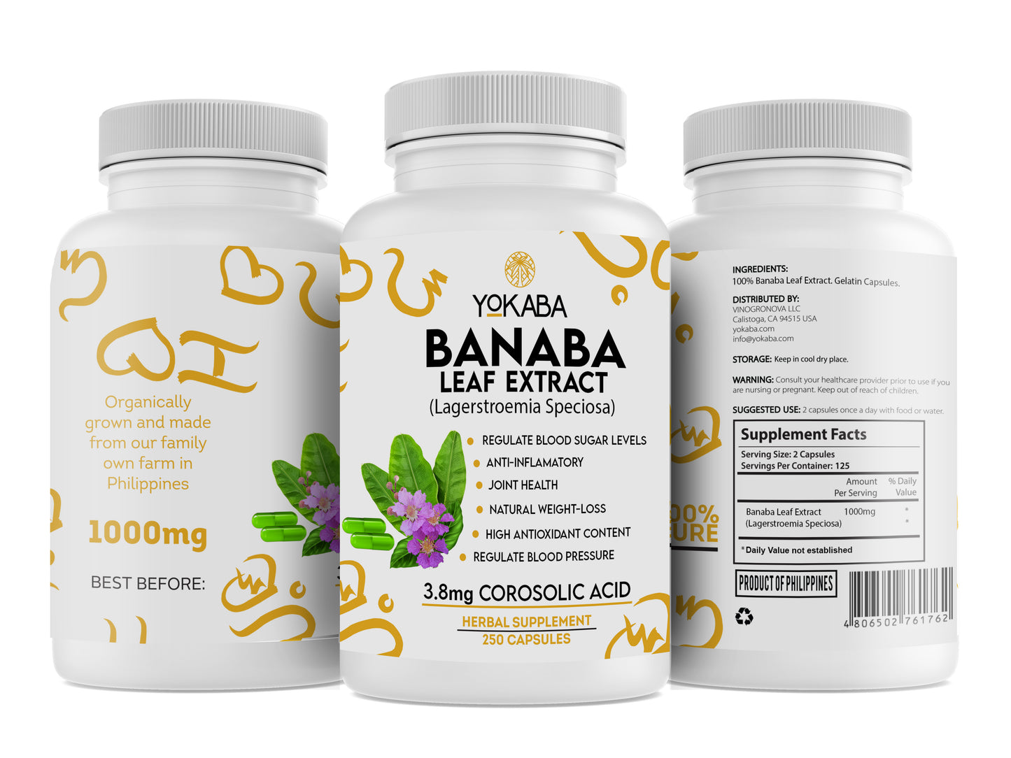 500pc Banaba Capsules 5000mg