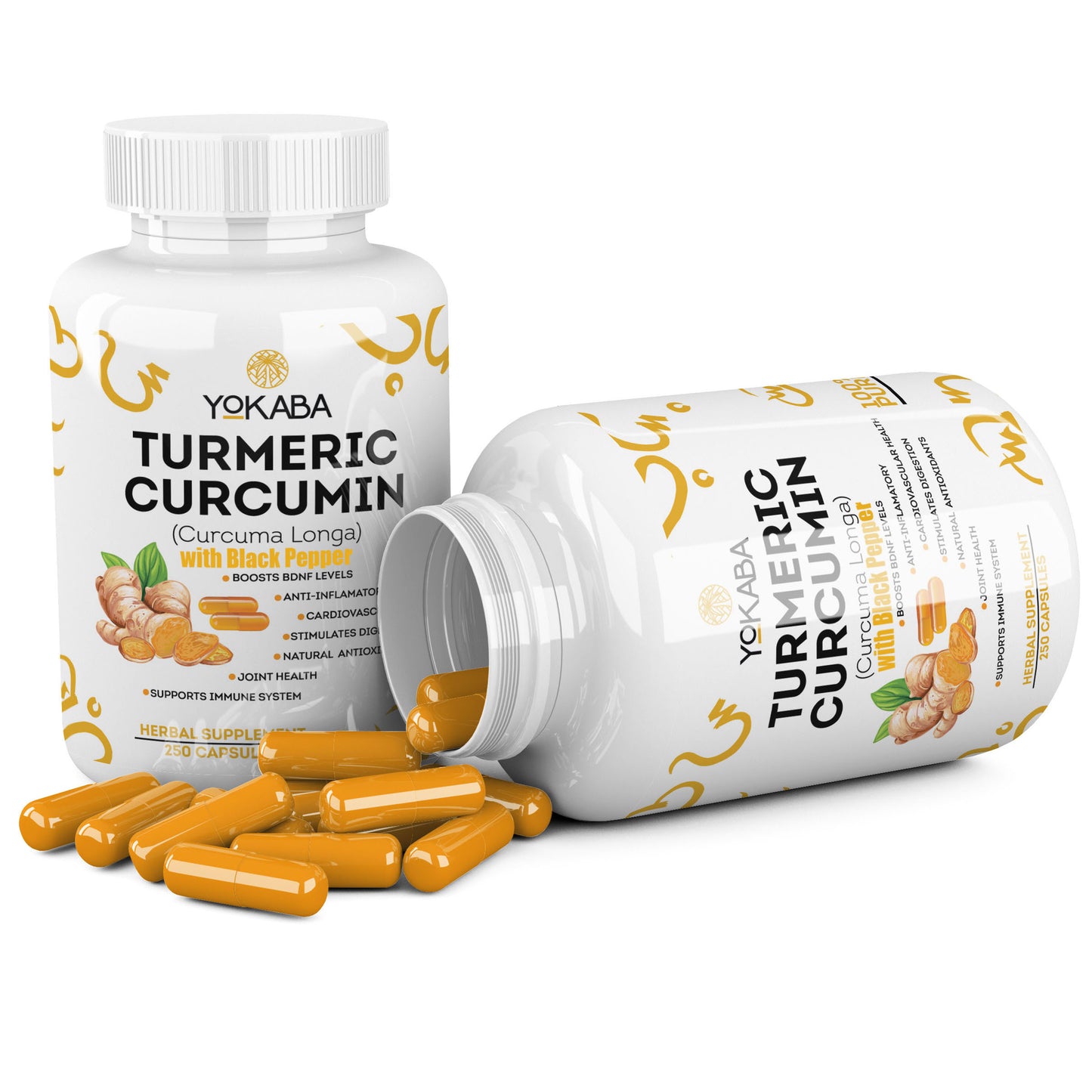 Turmeric Curcumin Capsules 5000mg, 500 capsules
