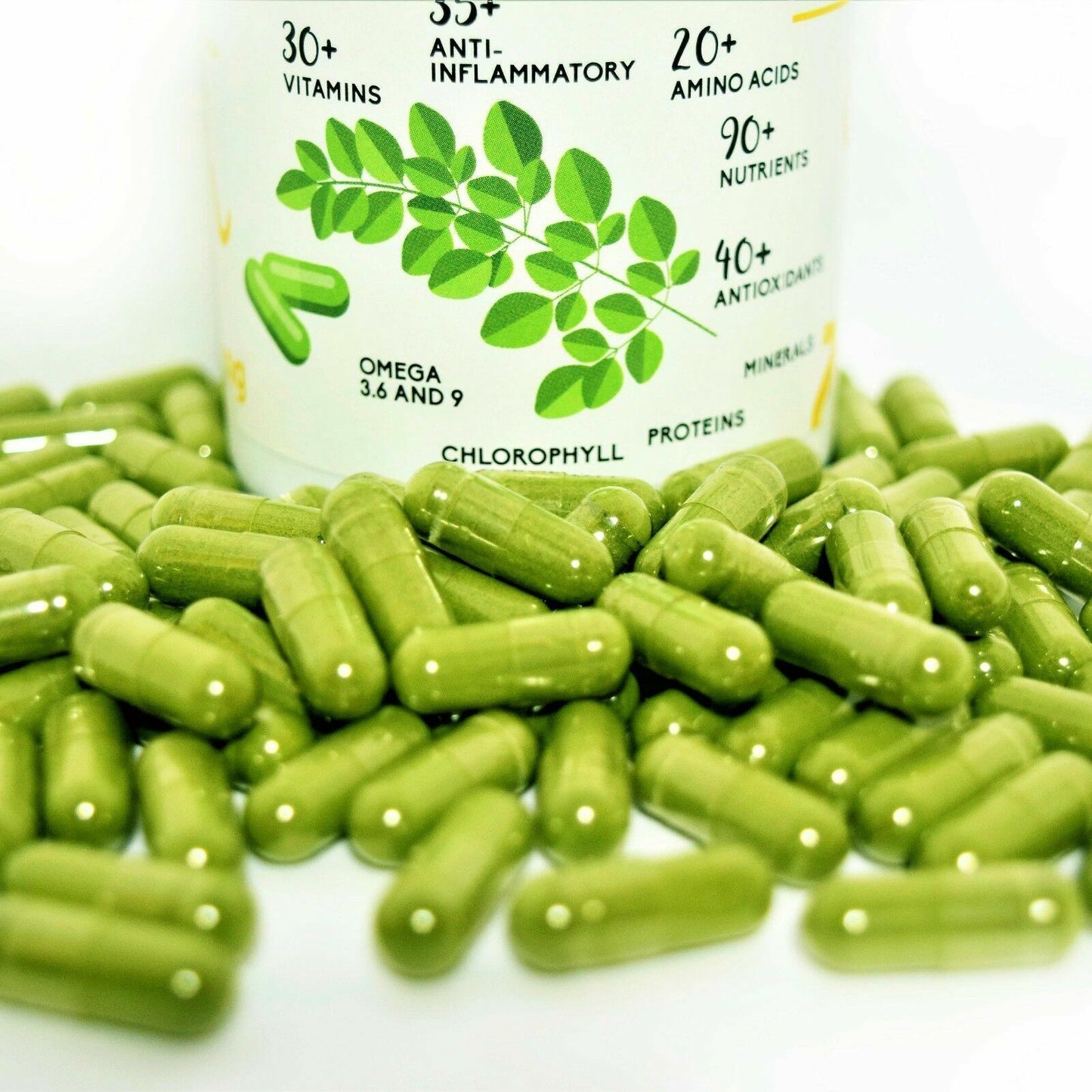 500pc Moringa Capsules 5000mg